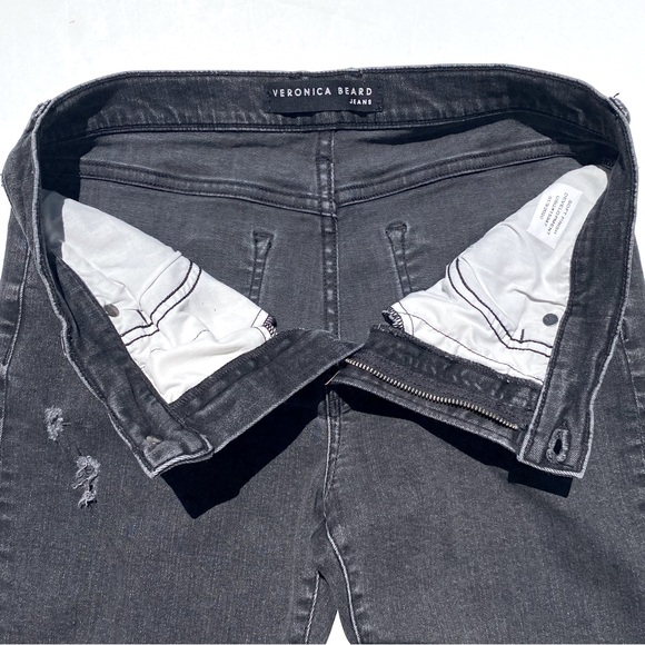 VERONICA BEARD Jeans Women’s Benzi Midrise Skinny Jean Black Wash - Picture 6 of 10